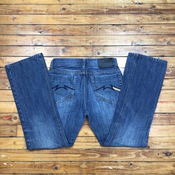 Parasuco men’s blue jeans lightly distressed 100% cotton denim size 30 - Picture 2 of 11